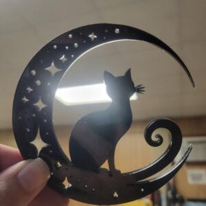 Celestial Black Cat Decor