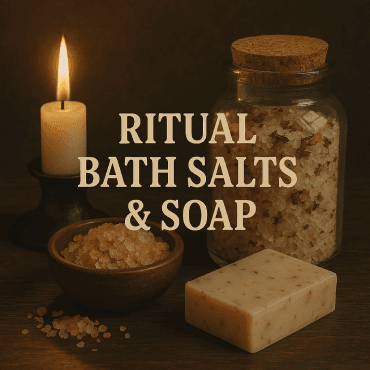 RitualBathSaltsAndSoap Category image for ritual bath salts and soap.