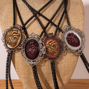 Anatomical Heart Bolo Tie