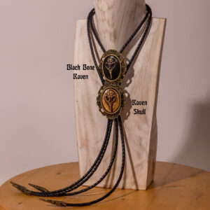 Raven Skull Bolo Ties